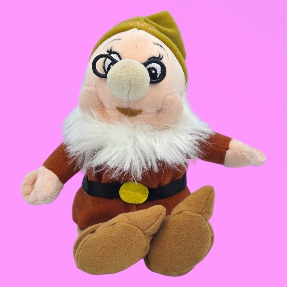 Disney Snow White and the Seven Dwarfs Doc Dward Bean Bag Stuffed Plush